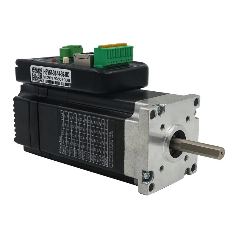 CAN bus 485 communication 57 integrated AC servo motor drive controller 0.45Nm torque 140W / 5.4A / 36VDC / 3000RPM  iHSV57-30-1
