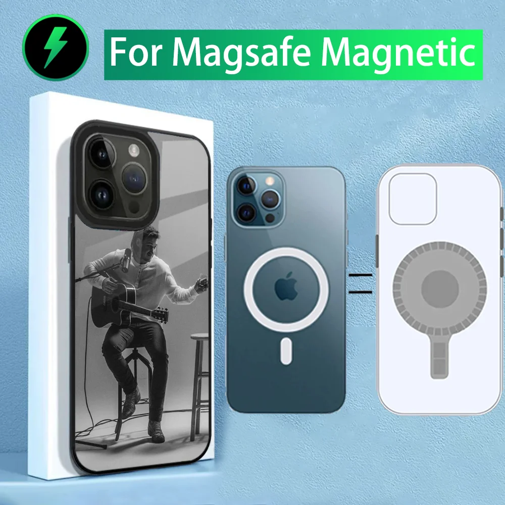 Singer M-Morgan W-Wallen Phone Case For iPhone 15,14,13,12,11,Plus,Pro,Max Mini Magsafe Magnetic Wireless Charging