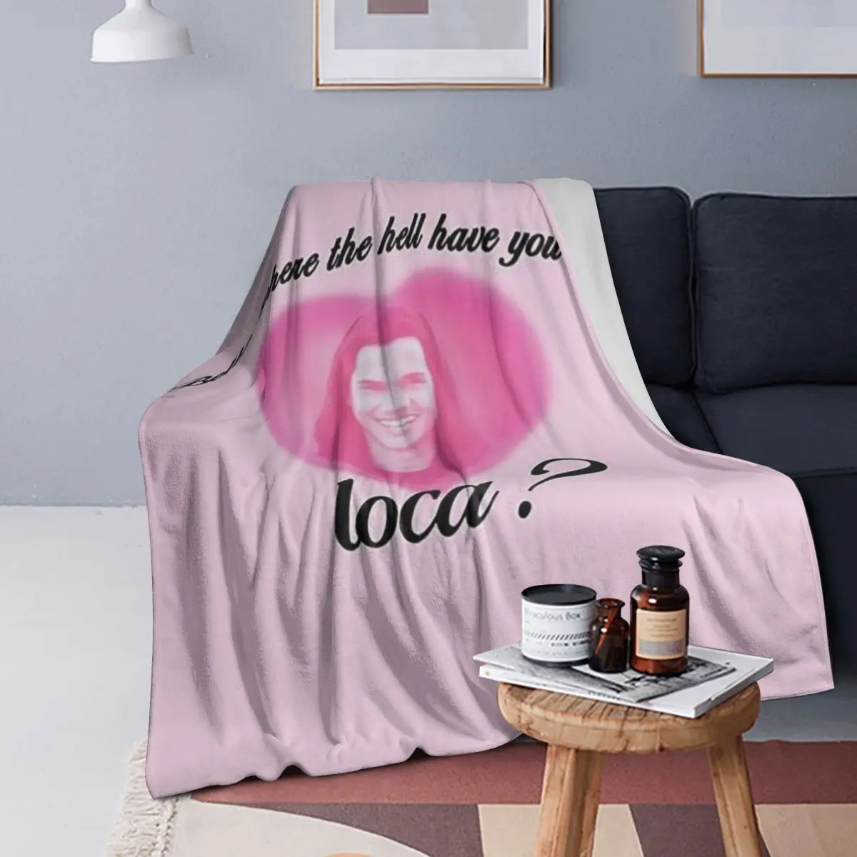 

Bella Where The Hell Have You Been Loca Twilight Blankets Flannel Throw Blanket Bedspread for Bed Living room Picnic Travel Home