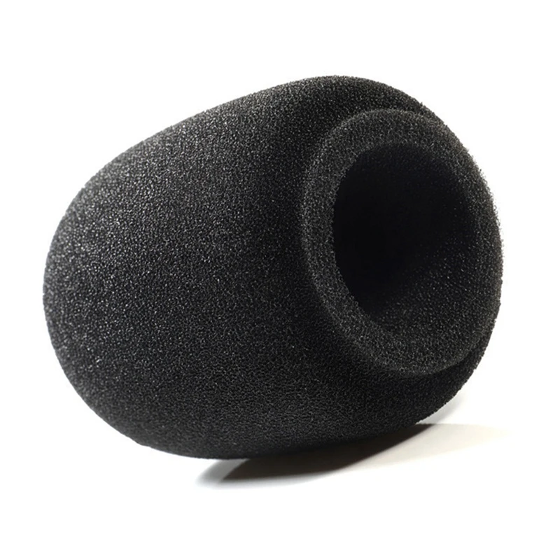 4Pcs Sponge Cover Foam Windscreen Microphone Sponge Foam Cover For SHURE SM7B PGA27 SM27 Mic Replacement Sponge Cover