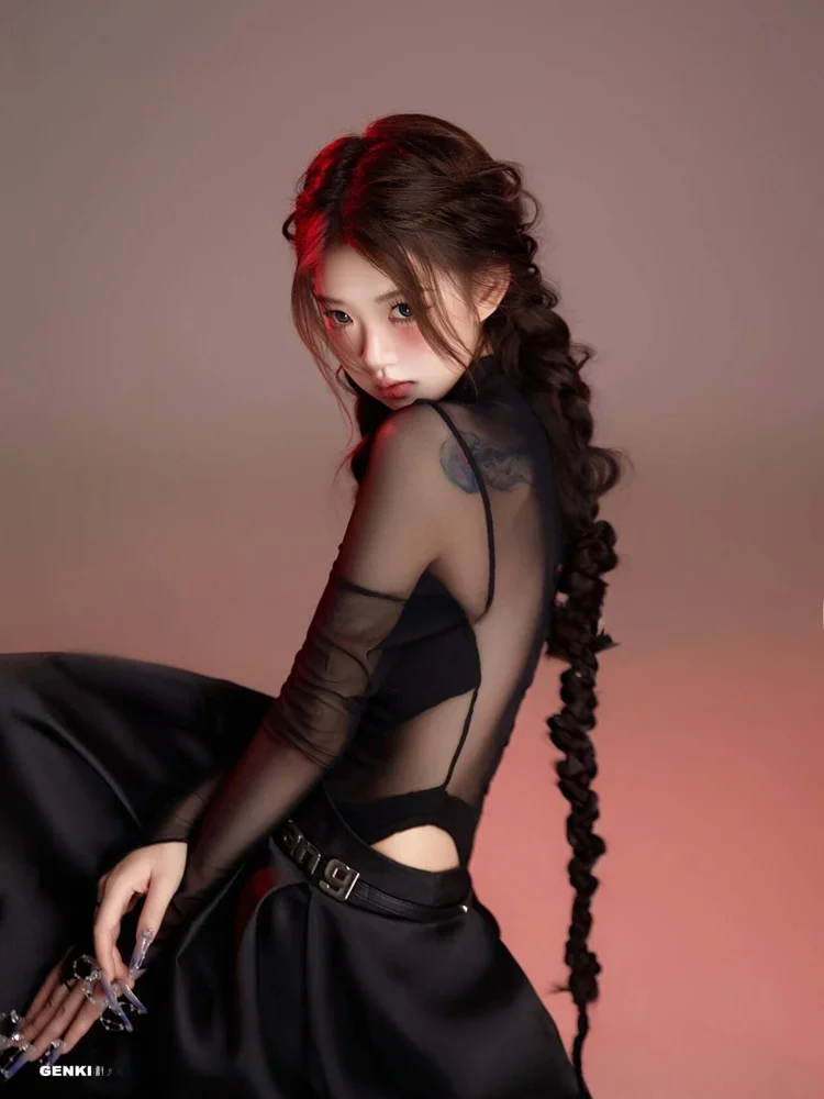 

2026 New Style Korean Girl Group Hot Girl Photography Costume Sweet Cool Teenage Girl Portrait Shooting Clothing Studio Use