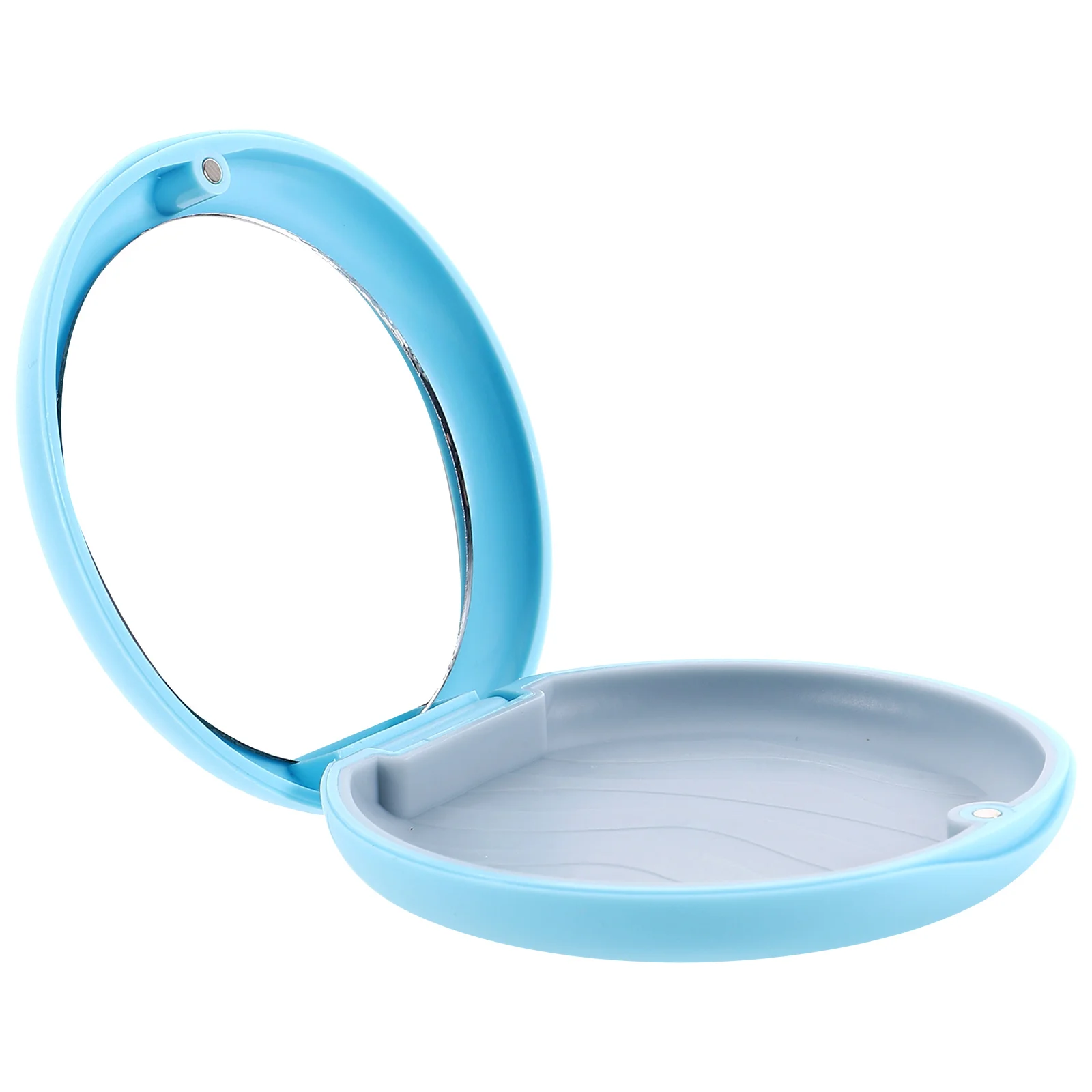 

Denture Storage Case with Mirror Magnetic Closure Retainer Box Portable Holder for Fake Teeth Secure Fit Small Size Easy Carry