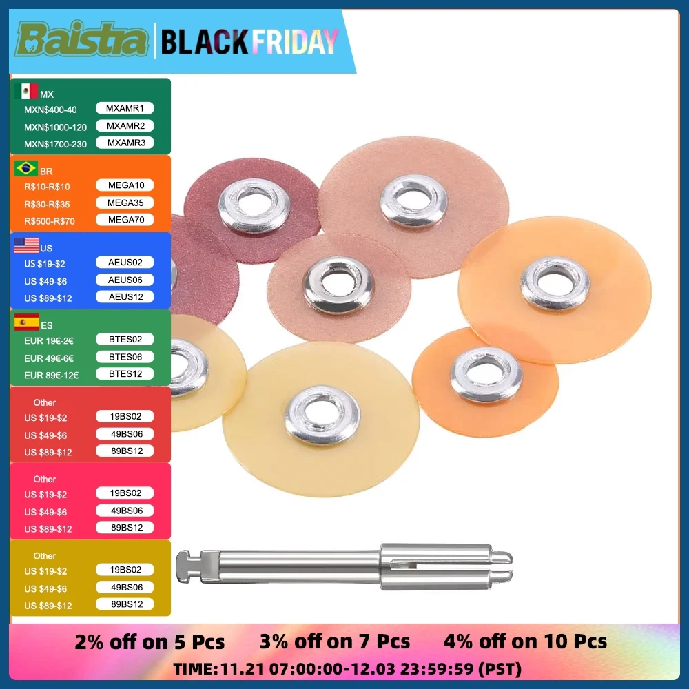 Dental Finishing and Polishing Discs for Composites Ceramics and Glass Ionomer Restorations Superfine/Fine/Medium/Coarse Type