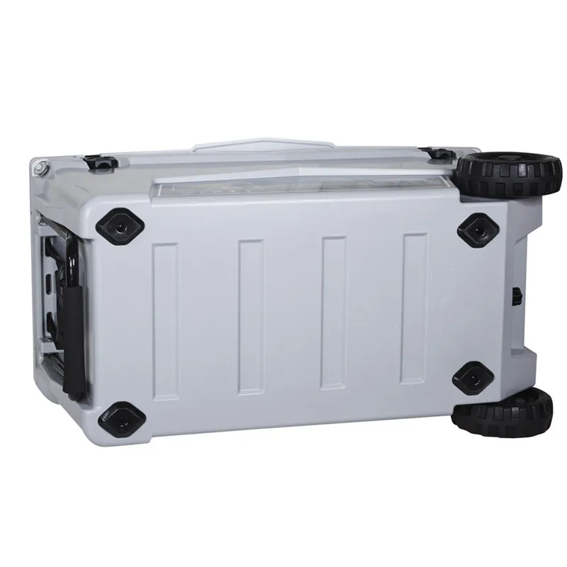 Kuer 70 qt قابل للقفل معزول مربع الجليد الصدر Rotomolded حقن مصبوب برودة مع مقابض حمل صندوق تبريد