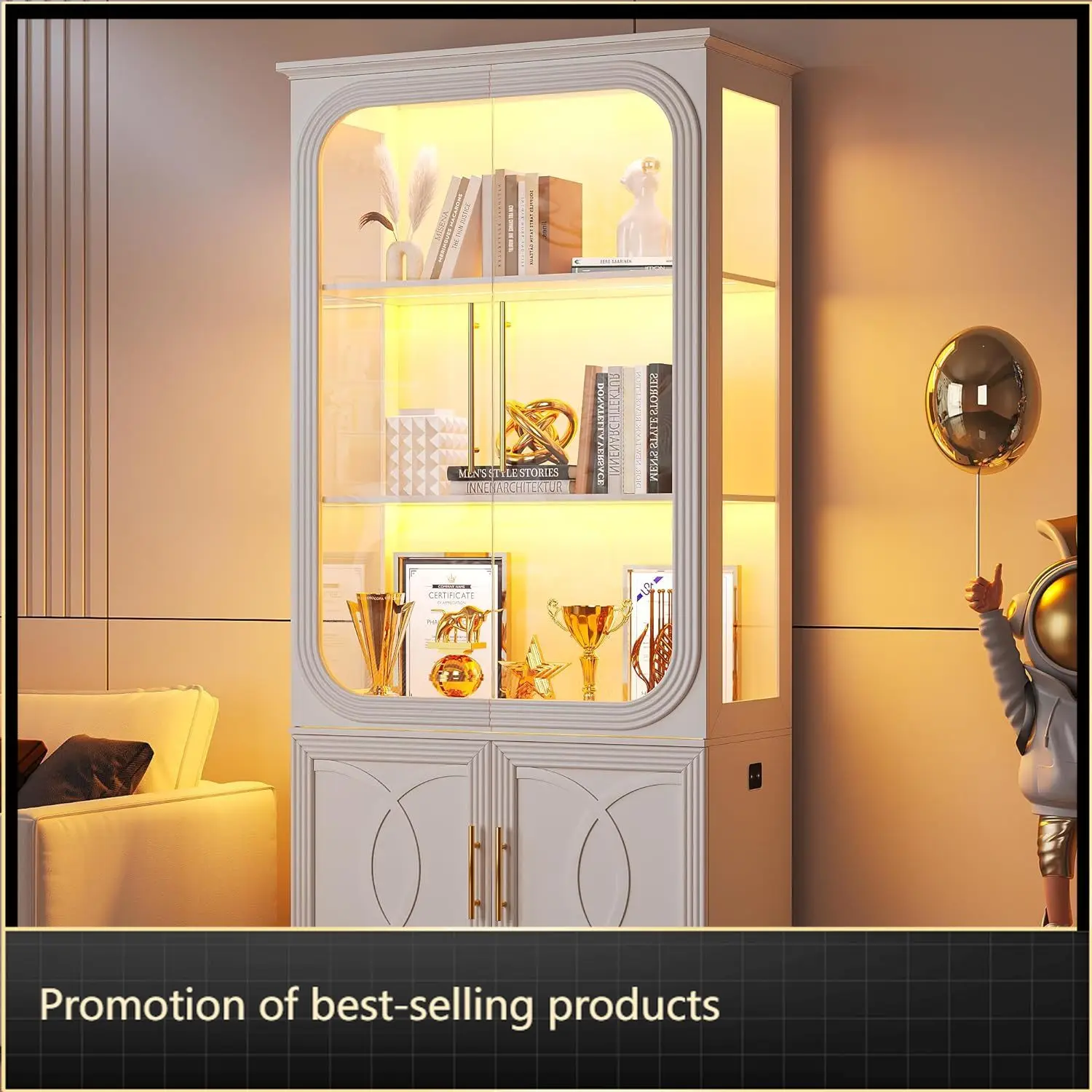 Tall White Display …