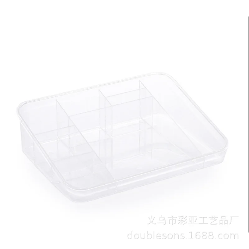 Cross-Border New Transparent Lipstick Rack Plastic Lipstick Storage Box Display Rack Frame Lipstick Storage Box