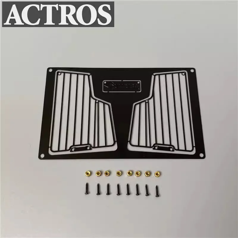 Metal Light Mesh Headlight Guard 1/14 For Tamiya RC Truck Tipper For VOLVO F16 750 ACTROS 3363 3348 LESU MAN TGA TGS F2000 Iveco