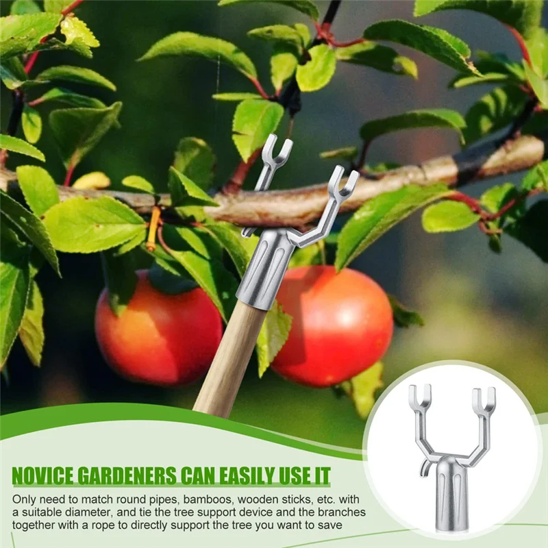

24 шт., металлическая опора для ветвей деревьев, скоба для ветвей, костыль, набор для выпрямления деревьев для выступающих ветвей фруктовых деревьев Durable-B6