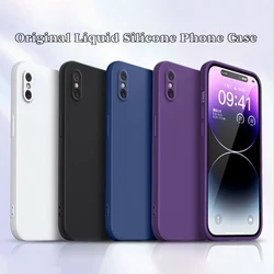 Luxury Liquid Silicone Phone Case Cover for Xiaomi Mi 8 SE Lite Original Soft Candy Solid Color Mi8 Xiaomi8 8SE 8Lite Carcasa