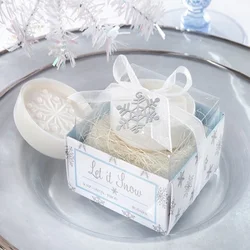 Christmas Snowflake Shape Soap Creative Activity Wedding Favors Small Gift Personality