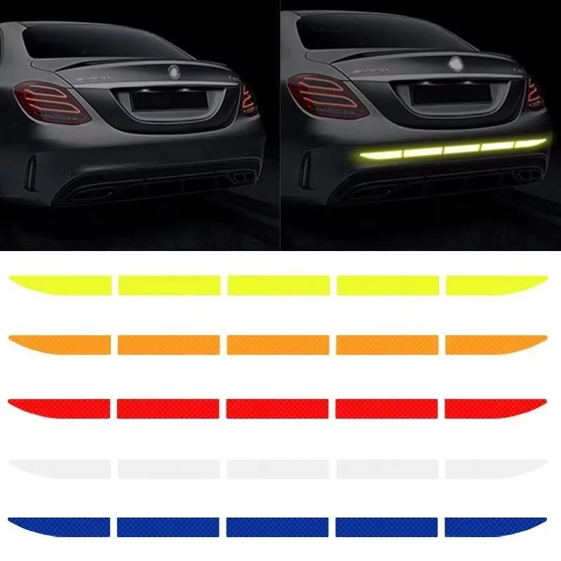 Waterproof Reflective Warning Tape Car Stickers High Quality Decals For Auto Exterior Decor Truck Vehicle Car Sticker Reflective
