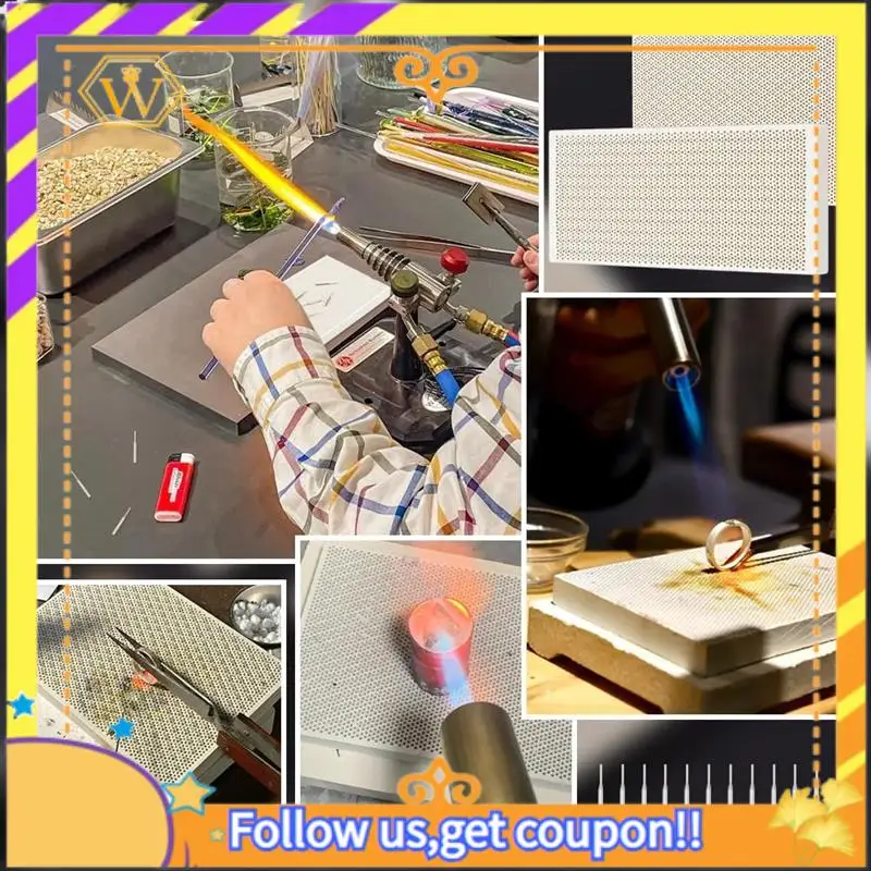 Latest-Honeycomb  Welding Plate Honeycomb Panel Jewelry Making Tool Set Jewelry Welding