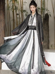 Disfraces chinos tradicionales para mujer, vestido de hada Hanfu, baile folclórico, traje de princesa bordado Vintage, traje Tang para mujer, Cosplay