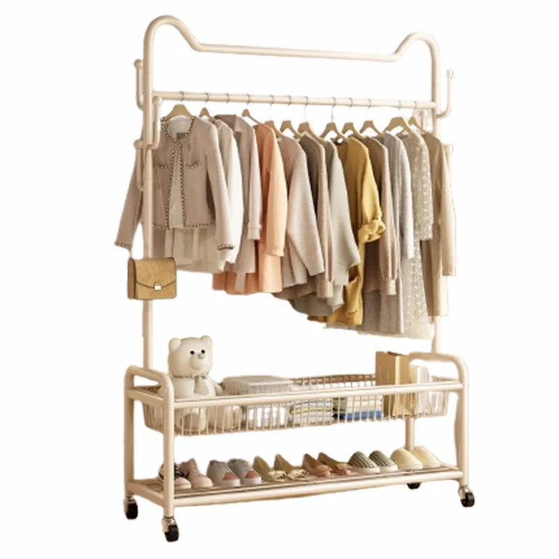 Drying Balcony Clothes Rack Basket Bedroom Storage Kids Room Clothes Rack Robust Beautiful Perchero De Pie Home Furniture