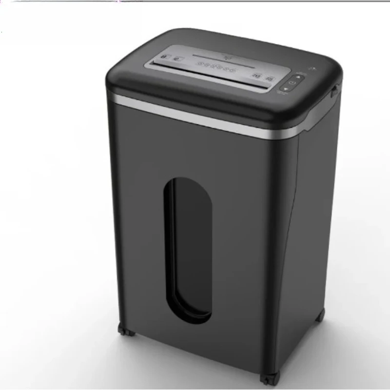 S-520D commercial shredder can shred cards/discs, etc. (2 * 9mm 8 sheets/time for 40 minutes)