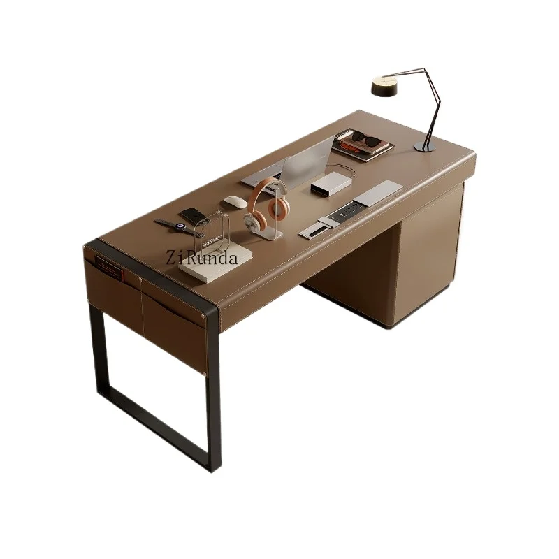 Wooden Furniture Single Desk with Base Executive Desk Home Desk with Base Home Office