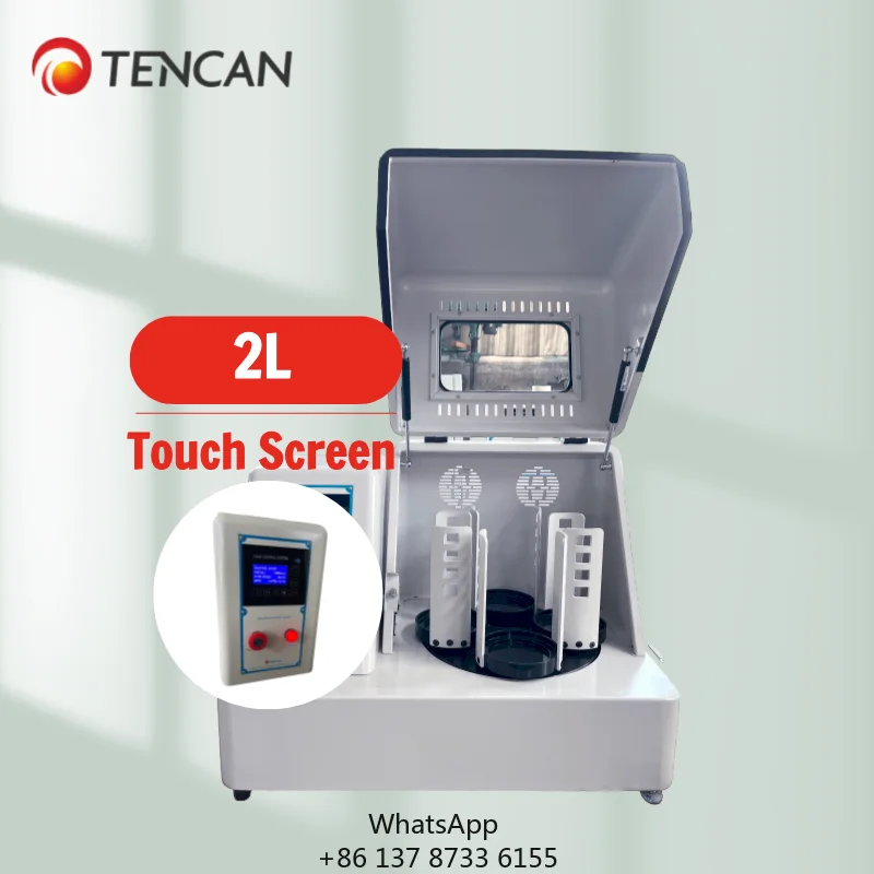 2026 CZJXQM-2 Electric Desk-top Planetary Ball Mill 0.66L Capacity Motorized Lab Equipment Bearing Touch Screen Food Gear