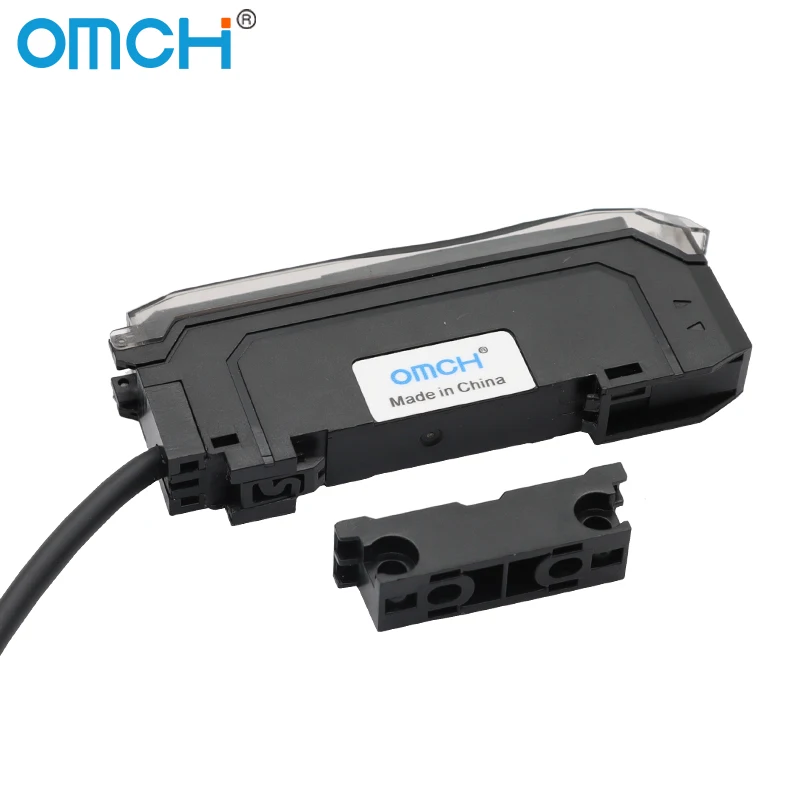 OMCH الألياف البصرية الاستشعار مكبر للصوت عالية الدقة 10-30 فولت تيار مستمر 3-سلك NPN PNP HG-11 شاشة ديجيتال البصرية الكهروضوئية التبديل