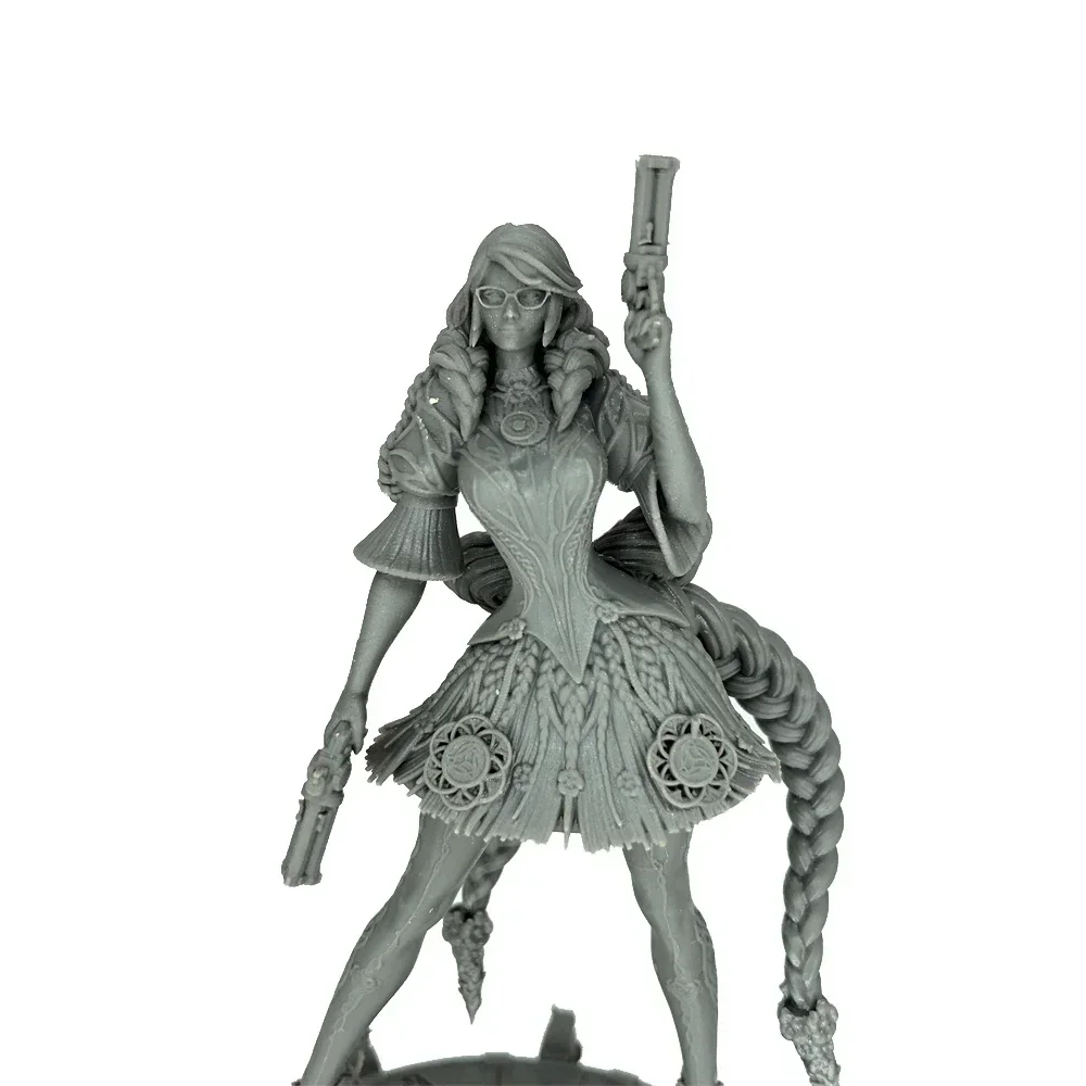 Bayonetta 1/24 Scale Resin Model Kit Unpainted Anime Action Figure Collector\'s DIY Craft Kit High-Precision Gaming Miniature