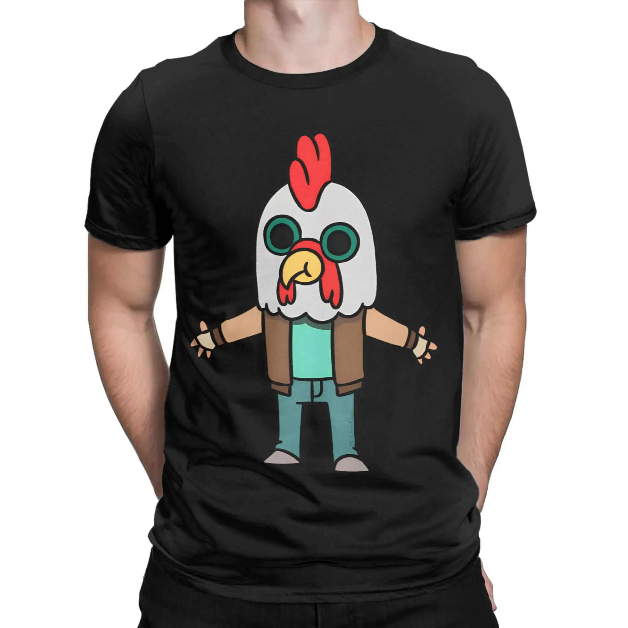 Hotline Miami T Shirt Men's  100% Cotton Novelty T-Shirts Round Collar Mini Jacket Tees Short Sleeve Clothes Graphic
