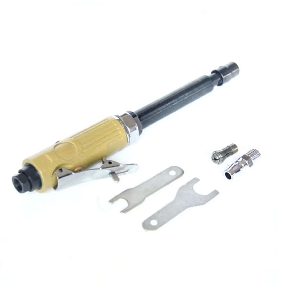 Extended Air Powered Grinder Industrial Grade Polisher Professional Metal Buffing Tool For Narrow Space Parts