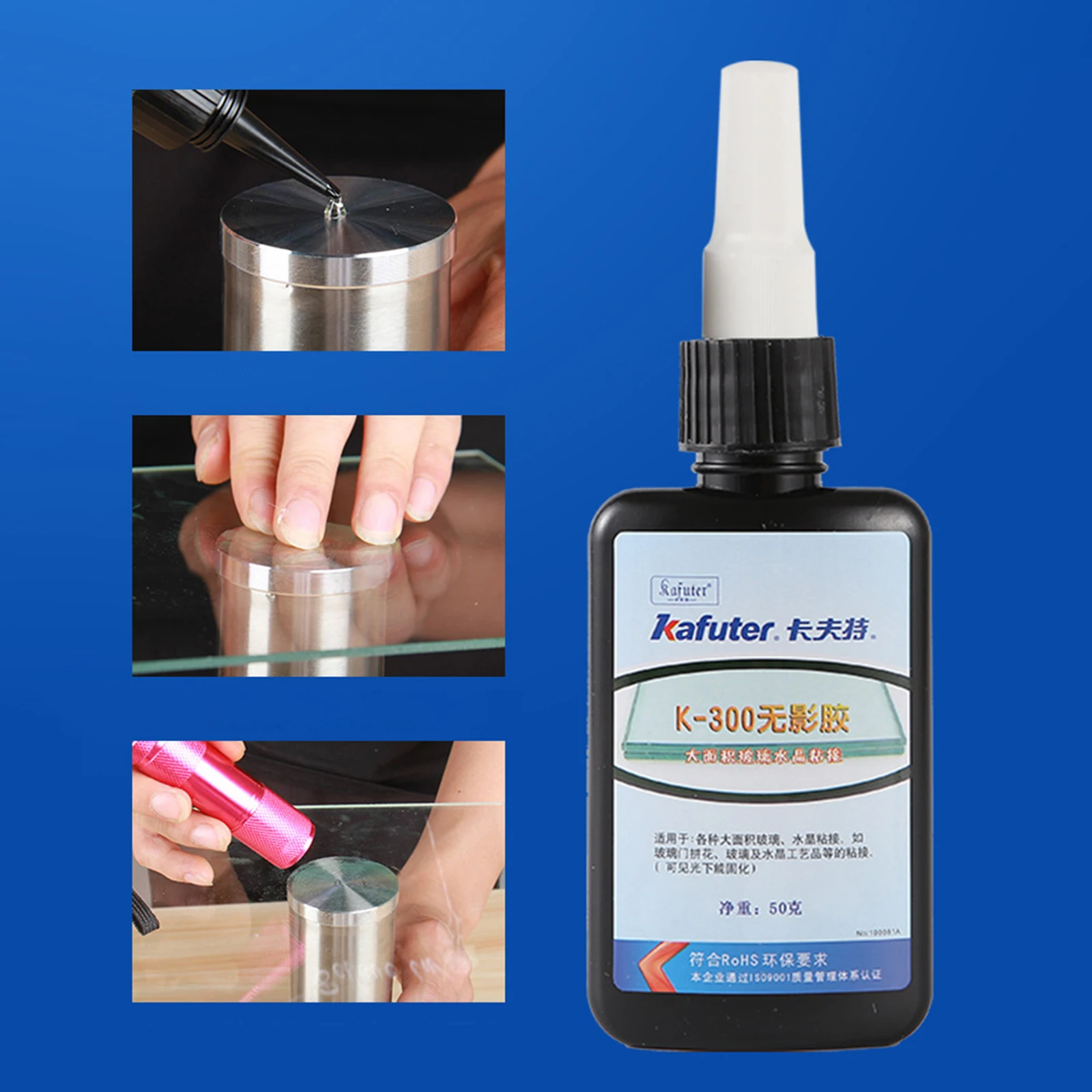 Transparent Resin Crystal Glue Non-yellowing Odorless Fast Curing UV Glue for Heat Shrink Sheets Hand Dried Flowers