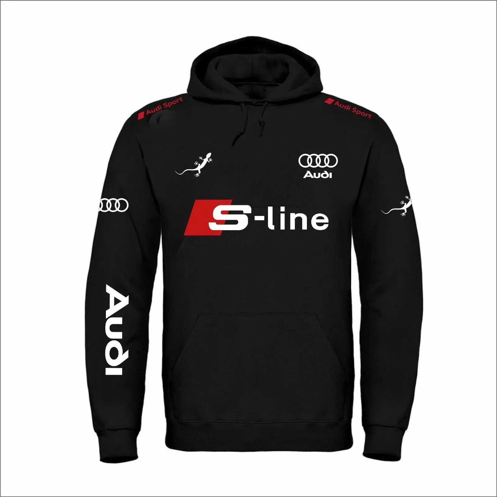 

Креативный подарок Audi S-LINE для мужчин и женщин, любителей гонок и ралли, толстовка Audi, подарок для фанатов Audi