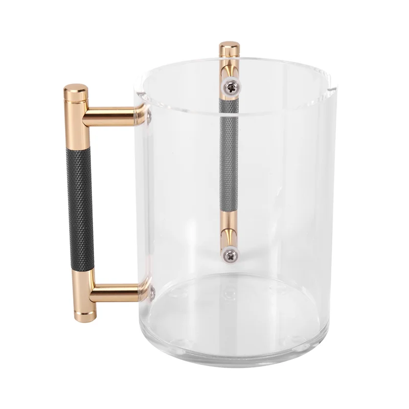 Hand Washing Cup Acrylic Round Design Hand Wash Cup With Two Metal Handles Suitable For Jewish Prayer Ceremony Meditation