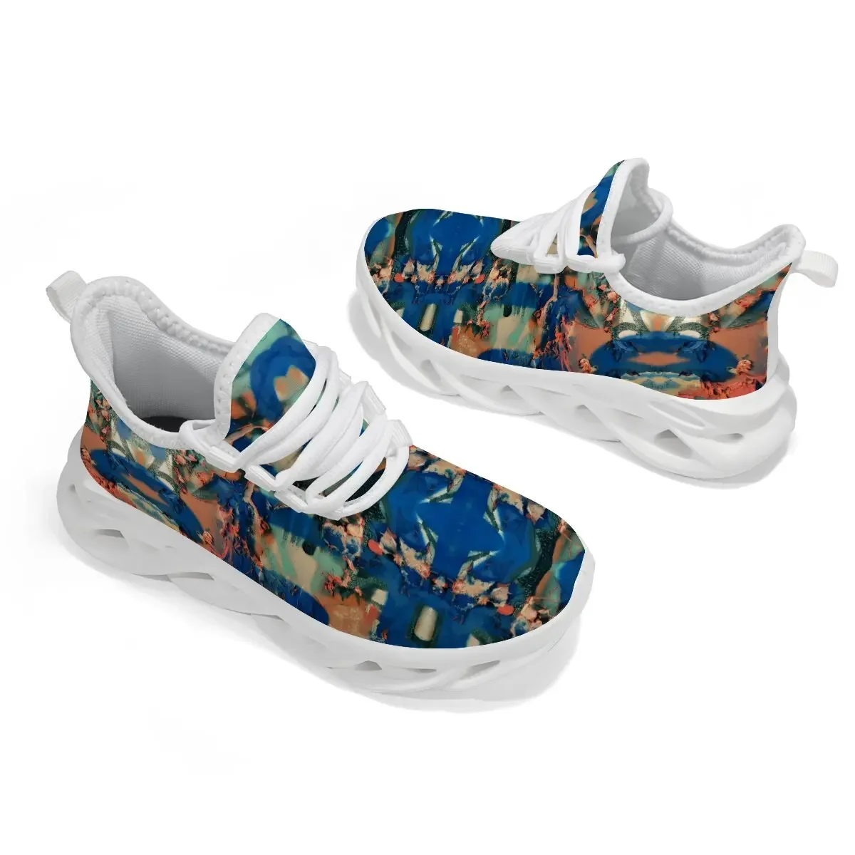 

Children's Flat Shoes with Breathable Mesh Fashionable and Trendy Design Cartoon and Cute Patterns Autumn Lace-up Sports Shoes