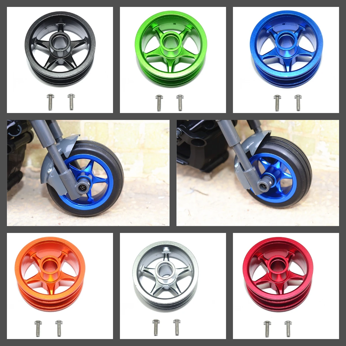 

GPM TMAIYA 1/8 T3-01 Dancing Rider For Aluminium Front Wheel (5 Poles Design)
