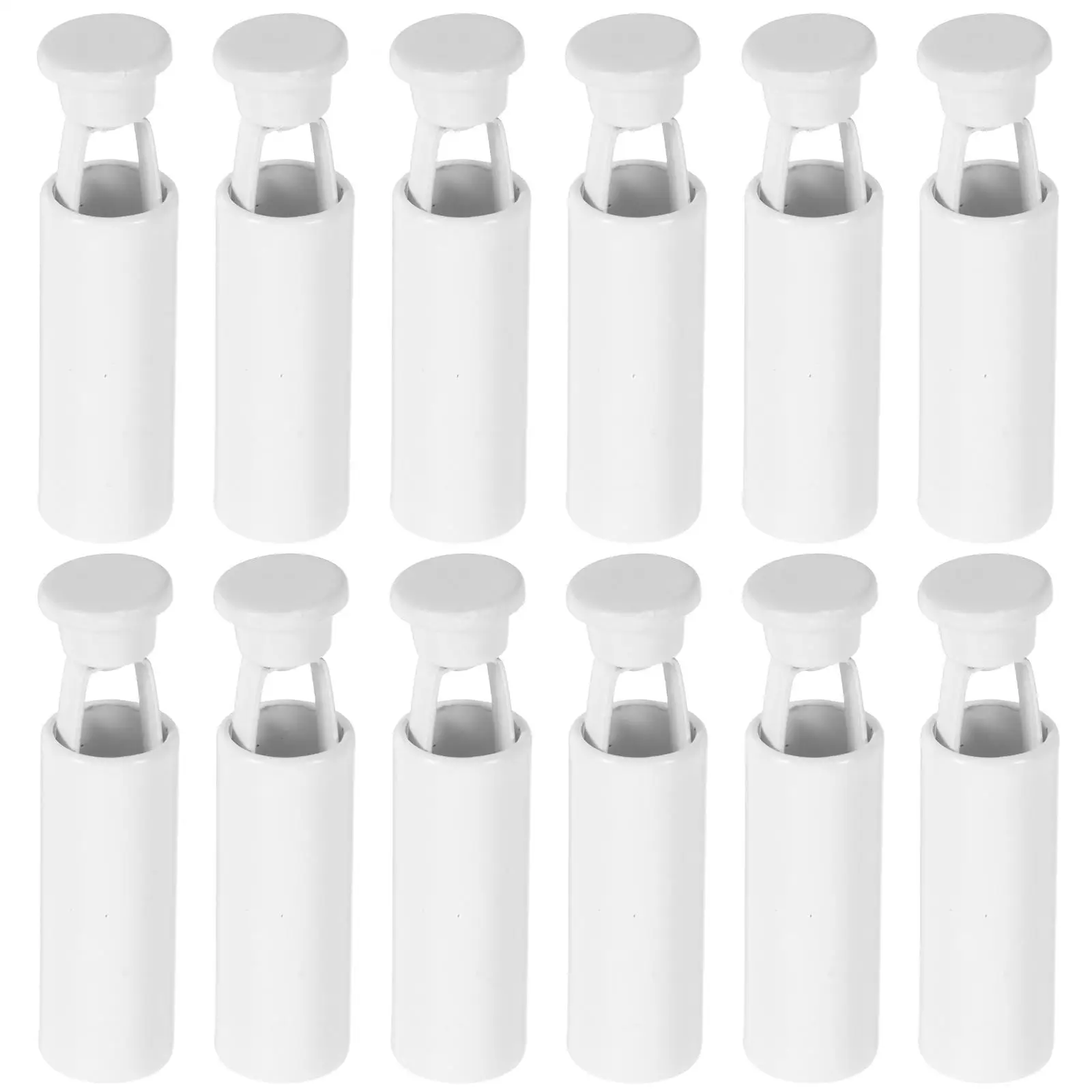 

12 Pcs Pendant Clock Drawstring Replacement Tips Shoelace Caps Cord Ends Hood Zinc Alloy Metal for Pants