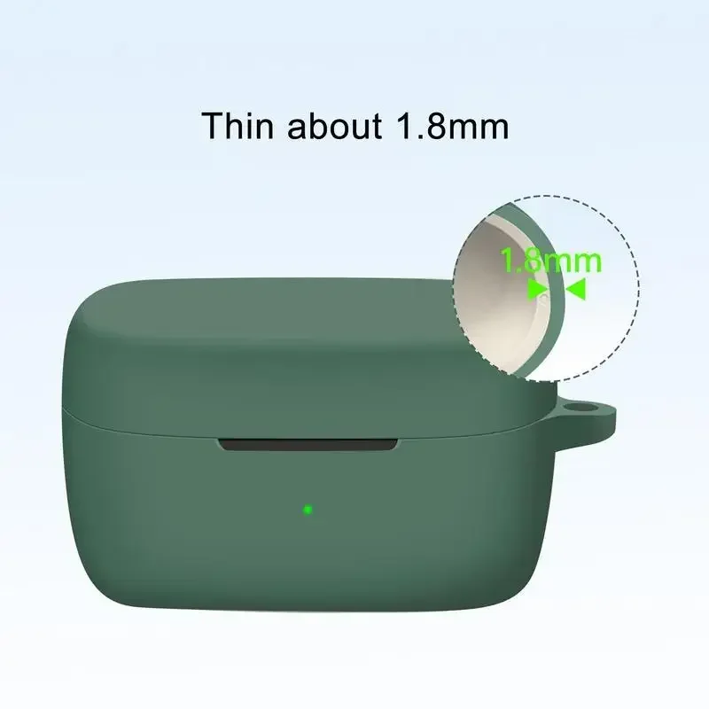 1pc Silicone Case for Jabra Elite 5 Earphone Waterproof Protector Skin Earphone Shockproof Cover Accessories for Outgoing Travel