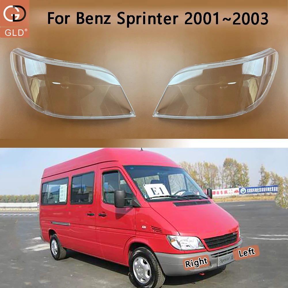 For Mercedes-Benz Sprinter 2001 2002 2003 Headlight Cover Shade Headlamp Shell Transparent Lampshade Lens Auto Replacement Parts