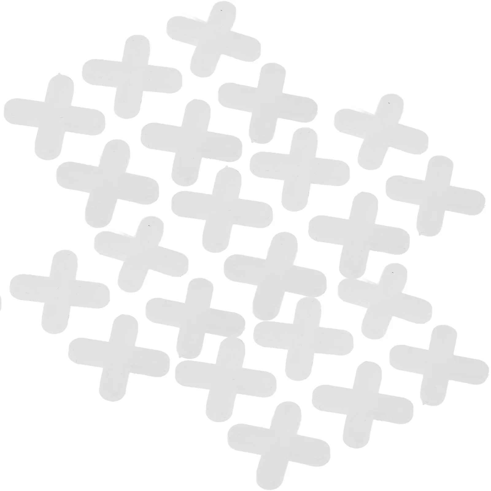 ตัวเว้นระยะกระเบื้องรูปทรงกากบาท 500 ชิ้น ตัวปรับระดับกระเบื้องเซรามิกแบบเปลี่ยนได้ ตัวปรับระดับกระเบื้องพลาสติกขนาดเล็ก สำหรับตกแต่งบ้านและงานก่อสร้าง