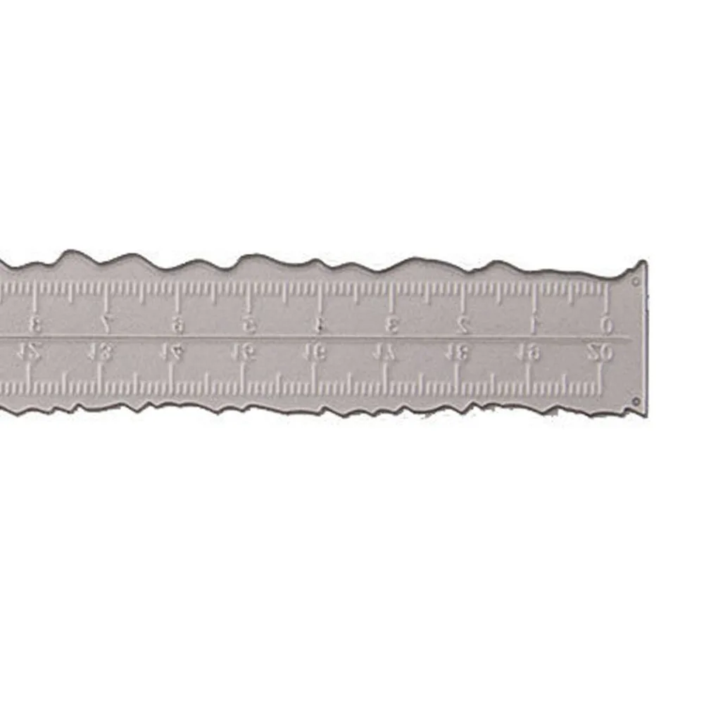 Cutting Die Carbon Steel Paper Tearing Ruler Wavy Edge Embossing Irregular Edge Ruler Decorative Metal Craft Ruler Craft