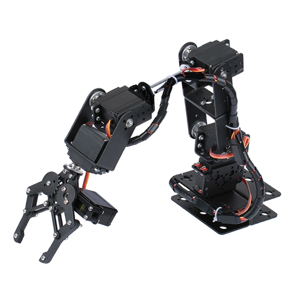 6 DOF Robot manipolatore lega metallica braccio meccanico morsetto artiglio Kit MG996R per Arduino Robotic Education