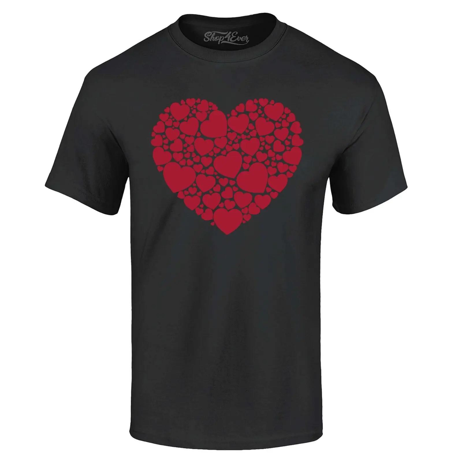 Red Heart Love Cloud Cluster T-shirt Valentine's Day Shirt