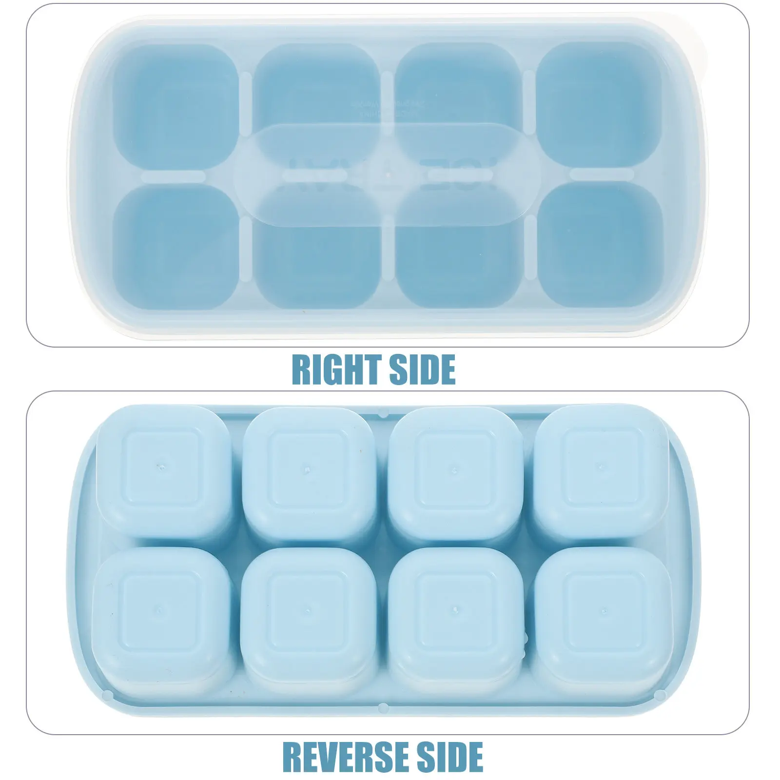 Silicone Ice Cube Tray Mold for Home Kitchen – Non-Stick, Easy Release, Square Shape for Milk, Chocolate, Jelly, Candy