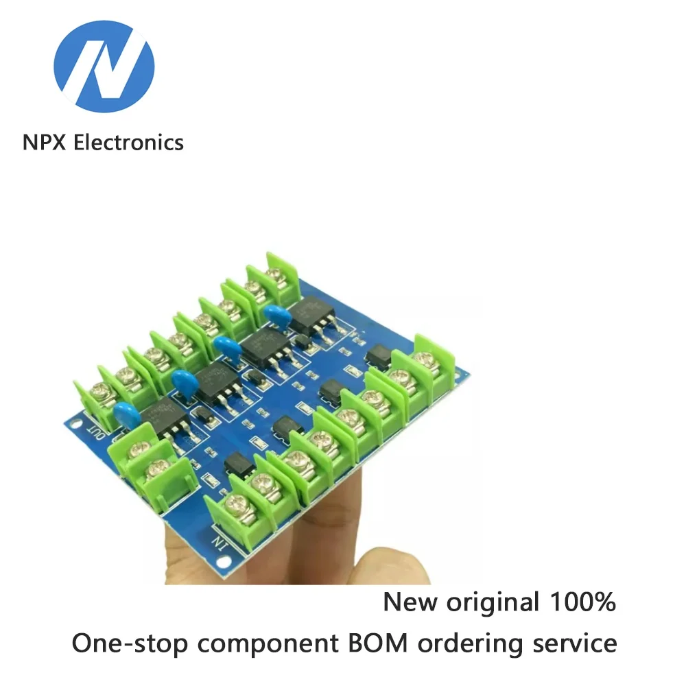 Transistor ad effetto di campo a quattro vie con controllo CC Scheda di controllo interruttore elettronico MOS Interruttore di trigger a impulsi Interruttore a 4 canali