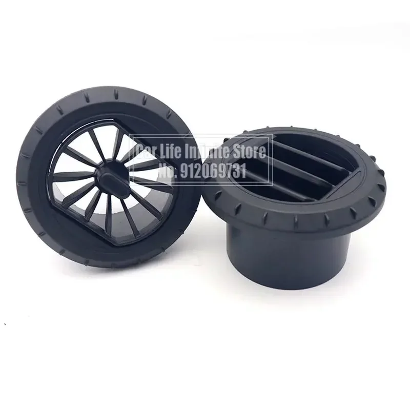 75mm Air Vent Outlet Rotatable Air Diesel Heater Air Conditioner Black For Car Truck VAN Camper