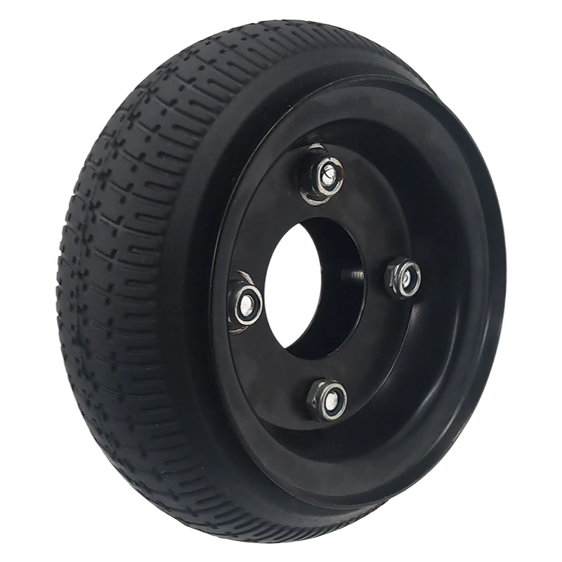 168x50 solid tire structure is stable and suitable for lawn drilling/weeding machines