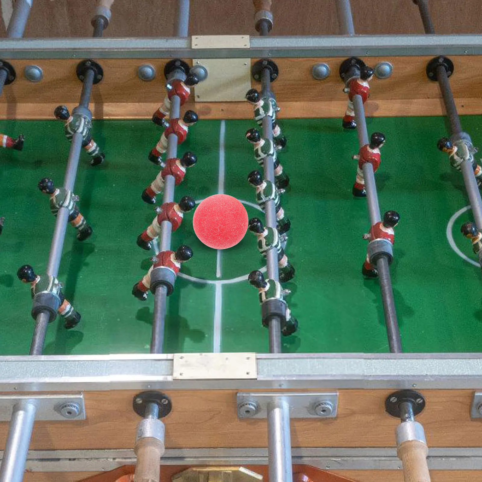 

4pcs Football Balls 36mm Plastic Accessories Enhanced Control Durable Standard Size Table Football Replacement Balls Gameplay