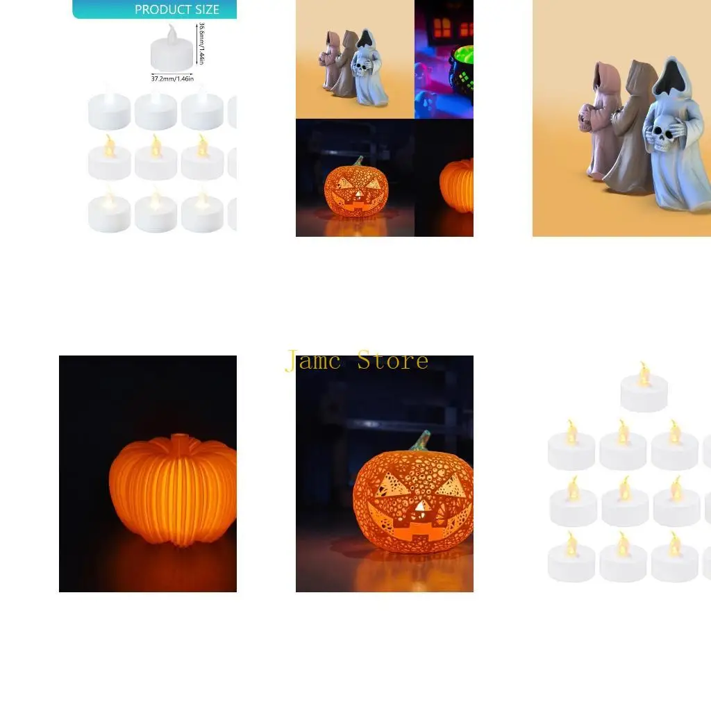 

LX0B Pack of 13 Realistic Shaped LED Lights for 3D Printer Projects Offering Three Color Tones and Long Battery use