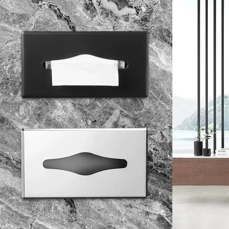 brothroom embedded concealed toilet box 304 stainless steel wall kitchen tissue paper holder hand paper rack box