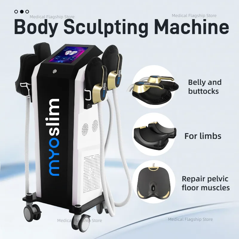 

myoslinm new body shaping machine RF body shaping and weight loss massager electromagnetic fat slimming muscle stimulator
