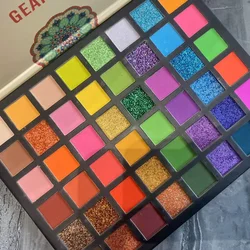 48 Colors Eye Shadow Plate Pearlescent Matte Stage Makeup Artist Special Multi-Color Children Stage Play Neon Eyeshadow Palette