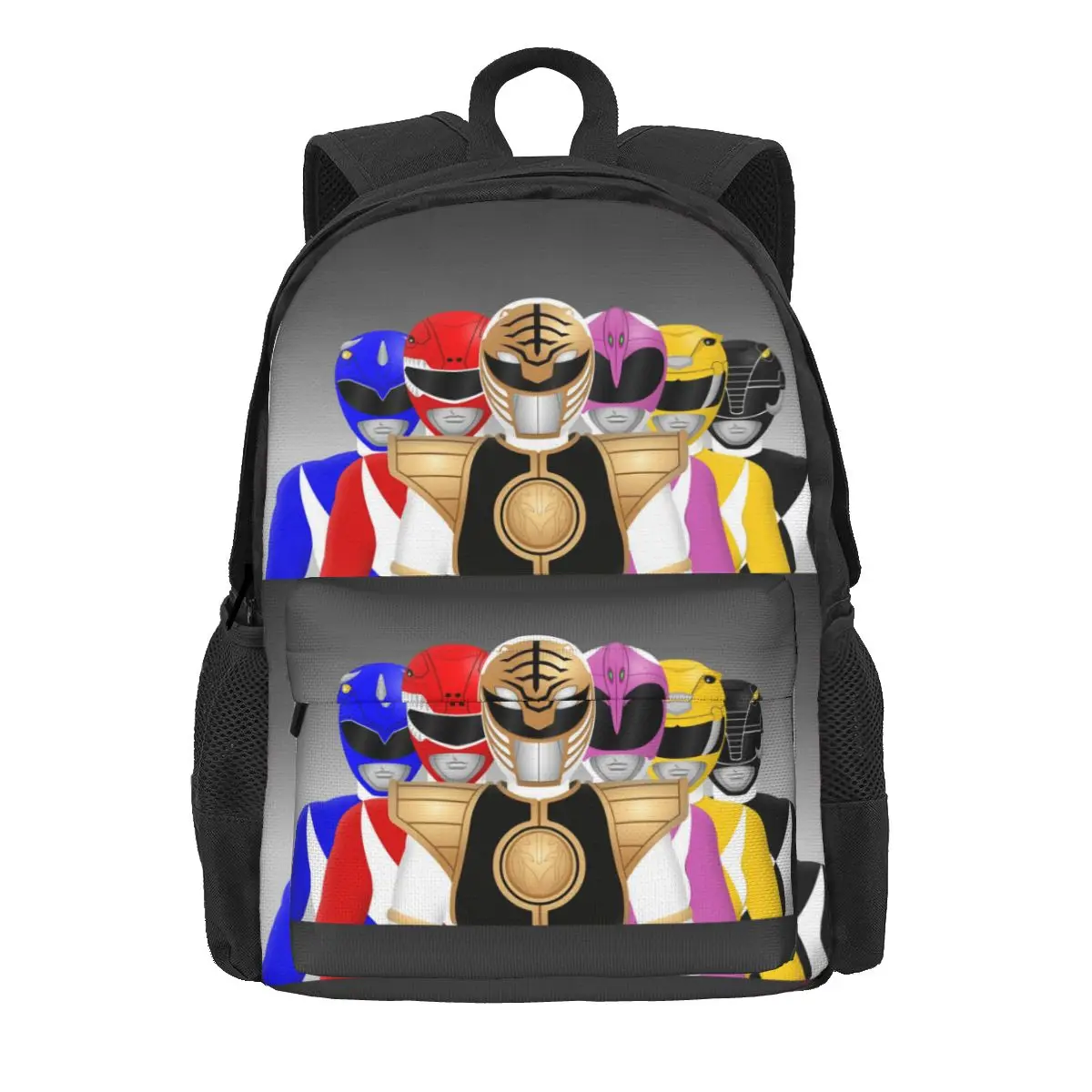 Mighty Morphin Power Ranger Backpacks Boys Girls Bookbag Children School Bag Cartoon Laptop Rucksack Shoulder Bag Large Capacity