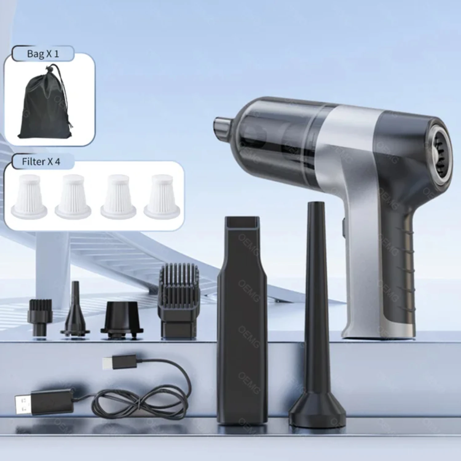 

150000PA Portable Wireless Car Vacuum Cleaner Mini Handheld Cleaner for Appliance Powerful Cleaning Machine Car Cleaner