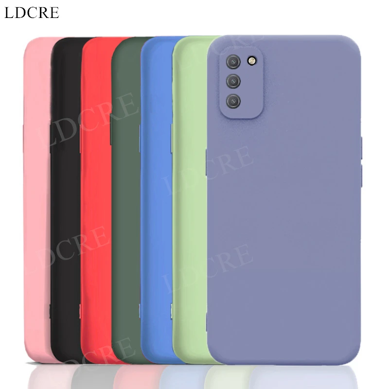 For Samsung Galaxy A02S Case Liquid Silicone for Samsung A02S Cover Soft Protector Case Galaxy A02S