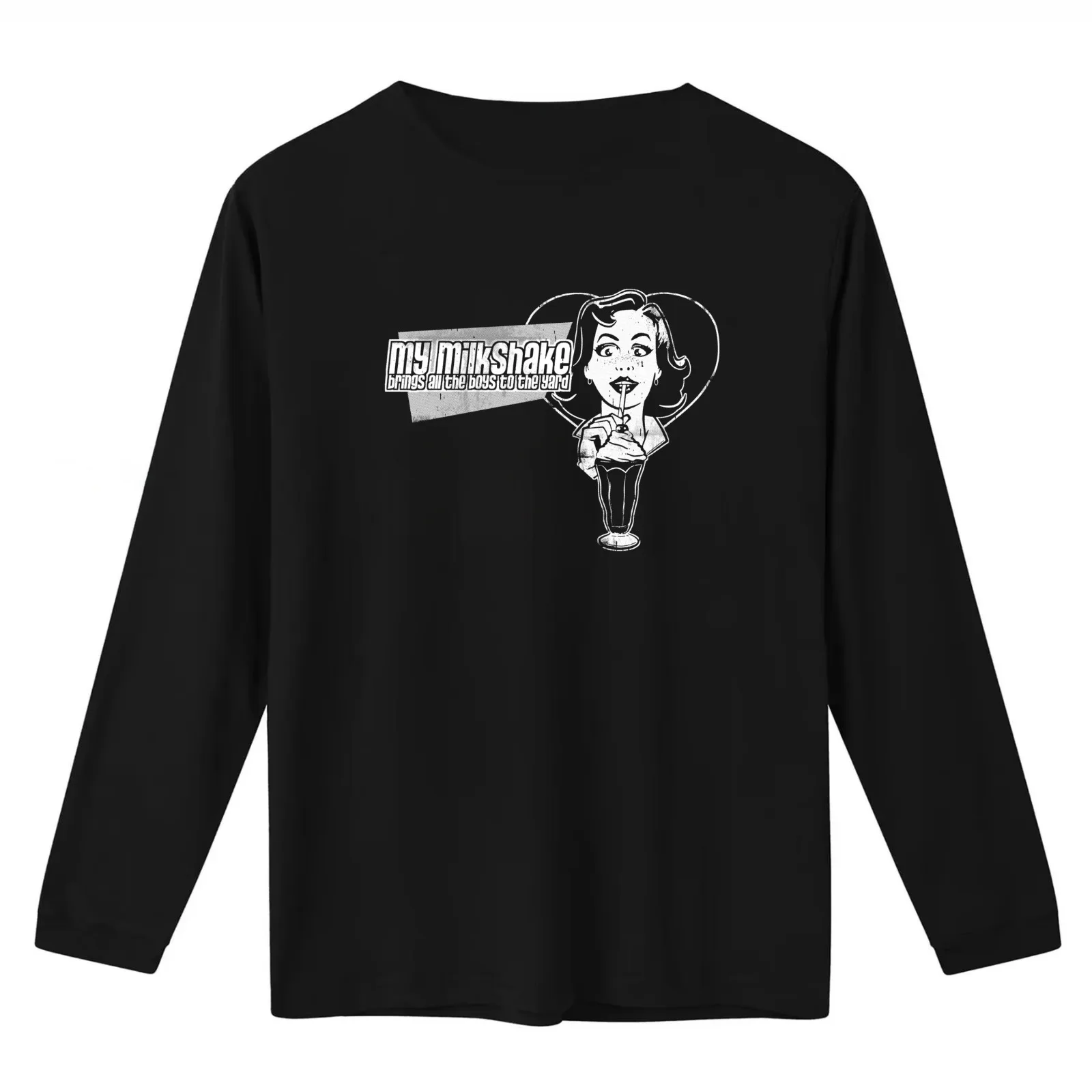 My Milkshake Brings All The Boys To The Yard. T-Shirt Summer Casual Cotton Tee Unisex Men Women